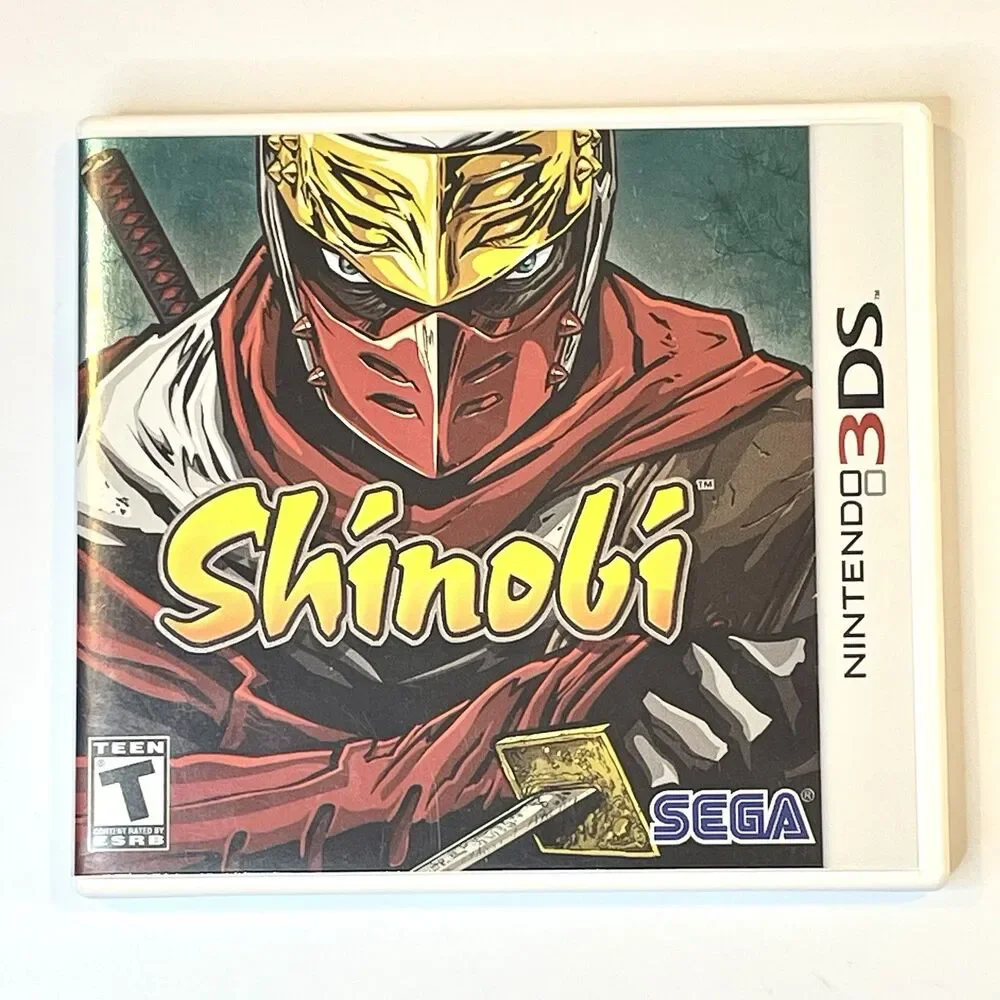 SHINOBI Nintendo 3DS Game With Case And Manual Tested Genuine Fast Ship!
